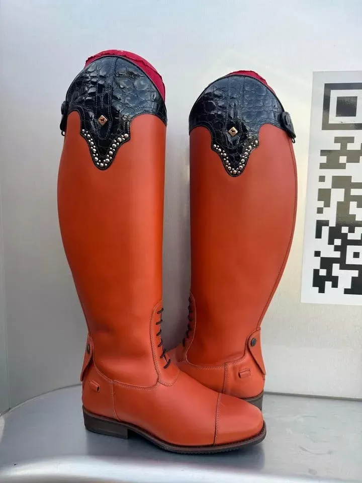 Deniro Field boot, 39.5 foot, 43.5 cm calf, 43 cm heigh