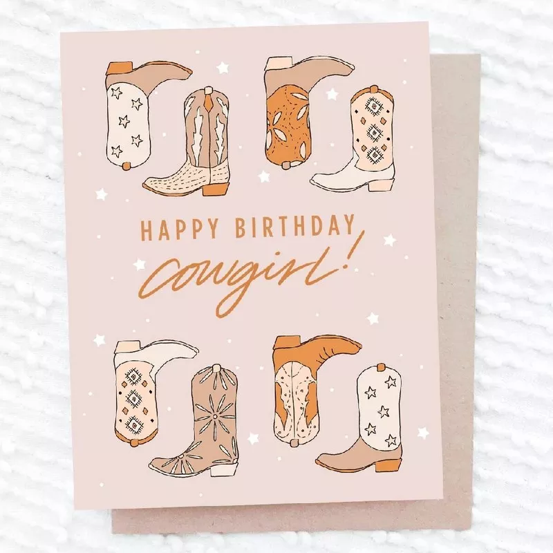 "Happy Birthday Cowgirl" Card VN20299023
