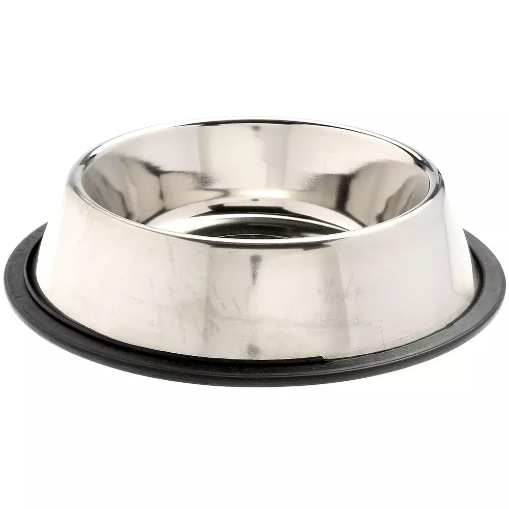 Leather Brothers Stainless Steel Non Tip Feeding Bowl 1 Quart