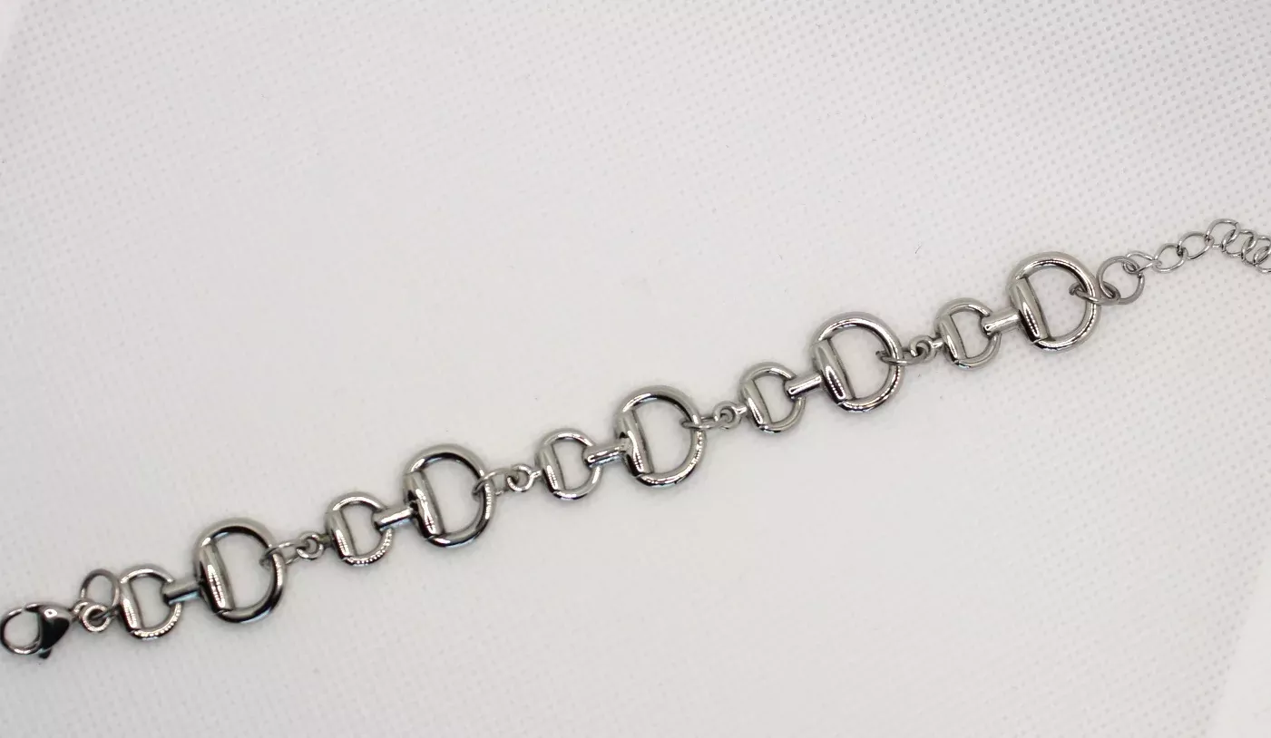 Willow Equestrian Snaffle Bit Link Bracelet